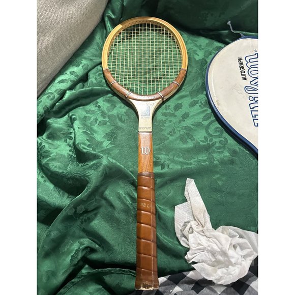 Chris Everett tennis racket Collectors Item with protective cover and Signed - Picture 5 of 7